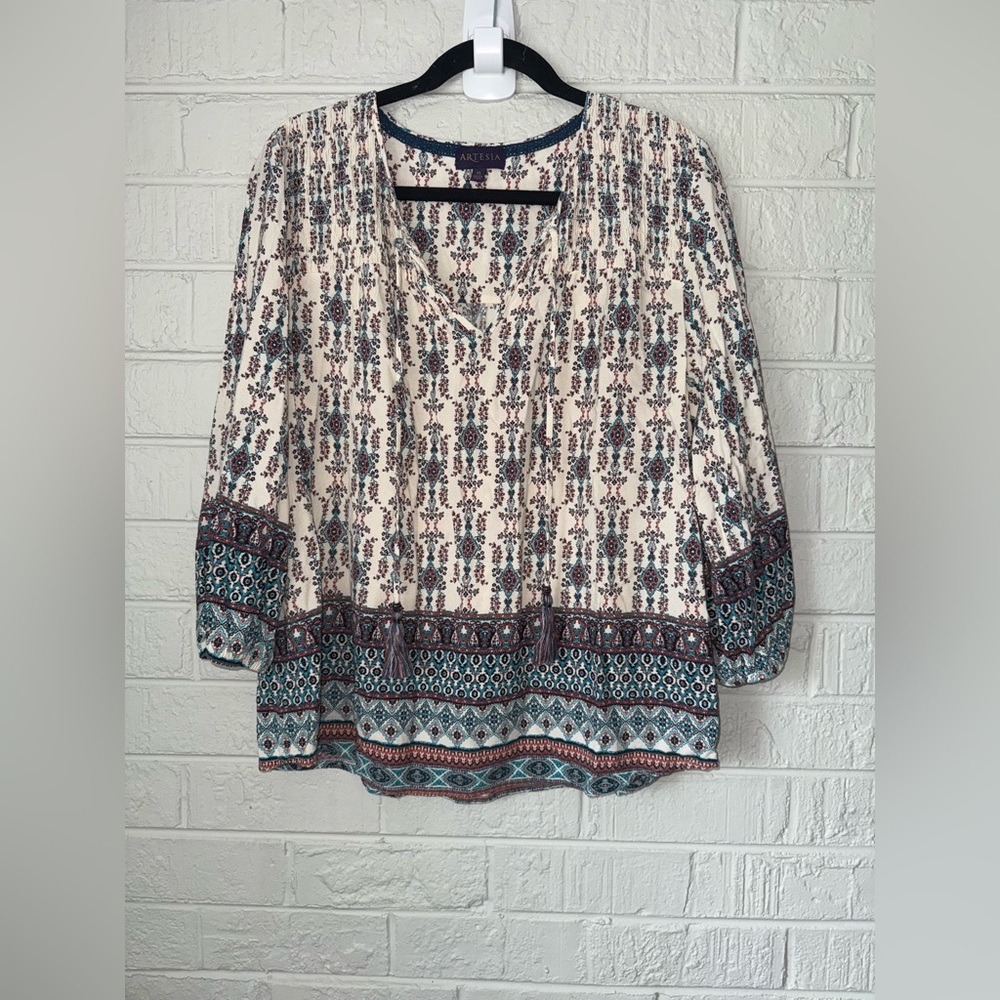 Bohemian Print Women's Top